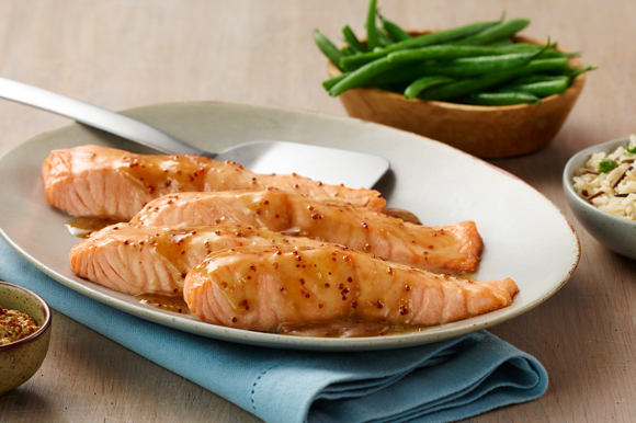Becel Maple Mustard Salmon