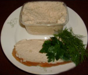 Паштет куриный с сыром